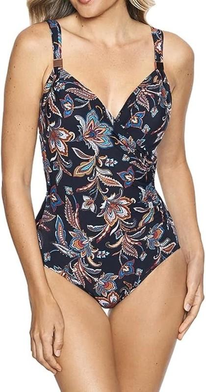 Miraclesuit Women's Swimwear Scotch Floral Siren Tummy Control Underwire Bra 12