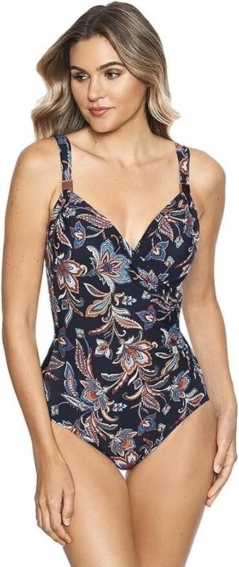 Miraclesuit Women's Swimwear Scotch Floral Siren Tummy Control Underwire Bra 12