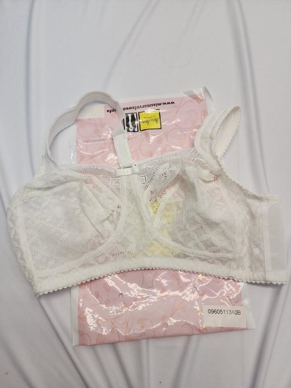Miss Mary of Sweden White Lace Bra Wireless Choose your size