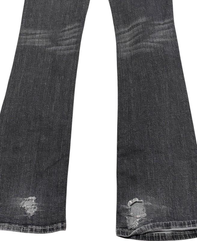 Miss Me Distressed Rhinestone Faded Black Jeans Sz 29