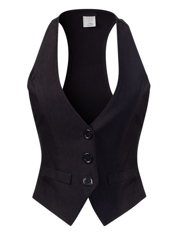 MixMatchy Dressy Casual Versatile Racerback Vest Tuxedo Suit Waistcoat
