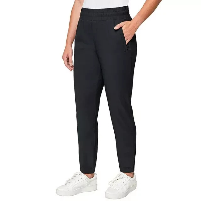 Modern Ambition Women's High Rise Travel Pants Black Size M