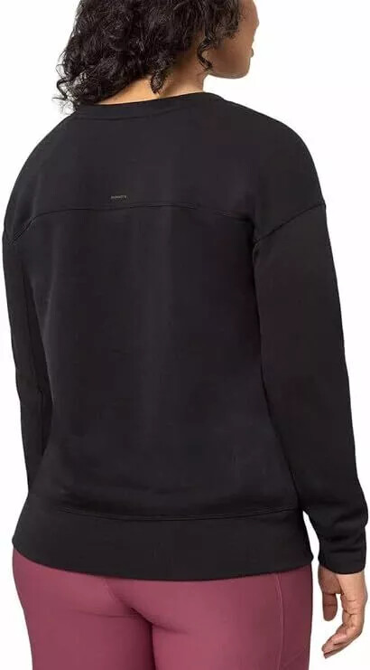 Mondetta Women’s Scuba Crewneck Sweatshirt Recycled Midweight Pullover XS–3X NWT