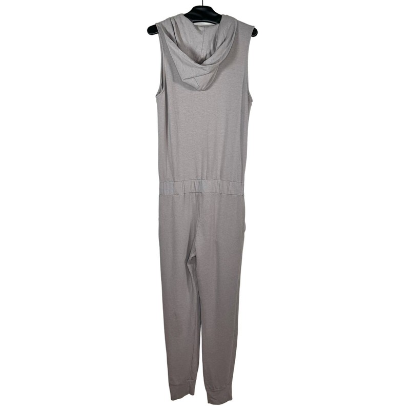 Monrow Zip Up Hooded Jumpsuit Medium NWT