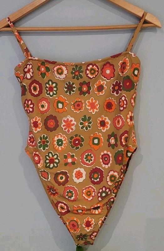 Montce Jacelyn One-Piece Swimsuit Mazy Floral Sz XL