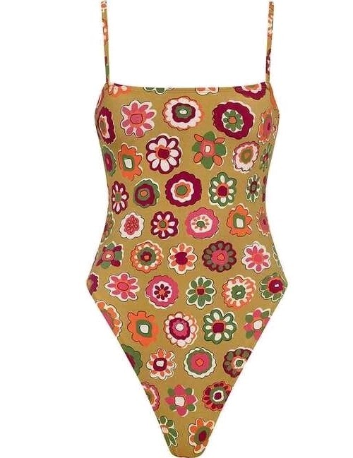 Montce Jacelyn One-Piece Swimsuit Mazy Floral Sz XL