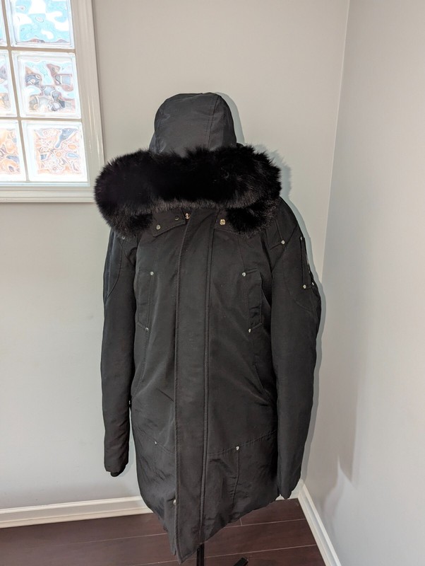 Moose Knuckles Parka With Detachable Fur Hood XL