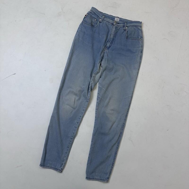 Moschino 1990s Blue Denim High Waist Mom Jeans