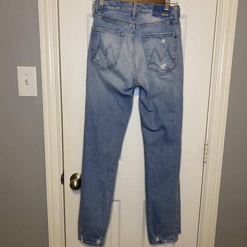 Mother Denim Jeans Superior Hi Waisted Skimp The Confession Distressed Womens 26