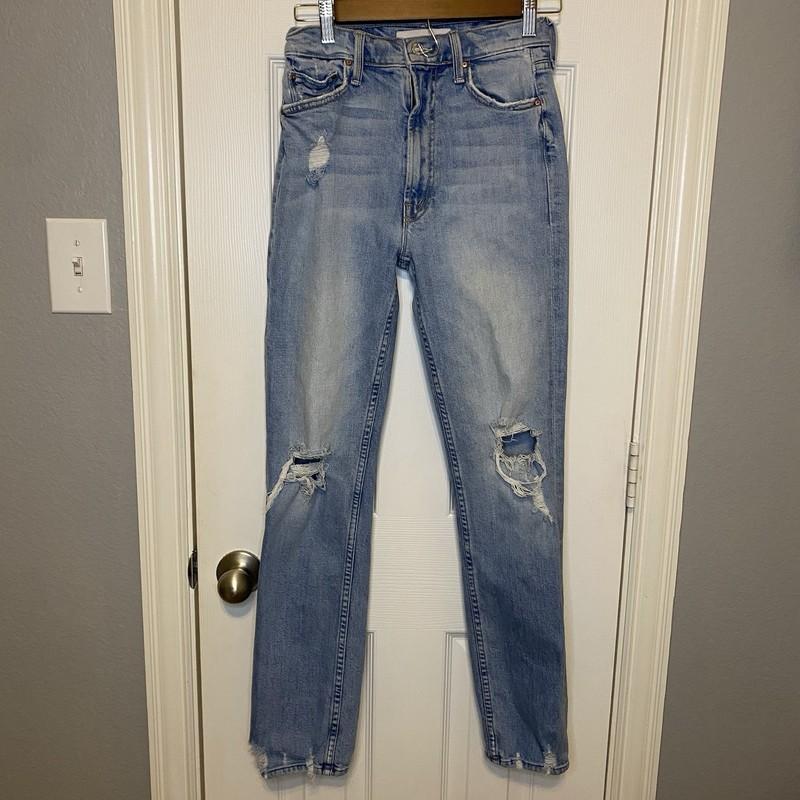 Mother Denim Jeans Superior Hi Waisted Skimp The Confession Distressed Womens 26