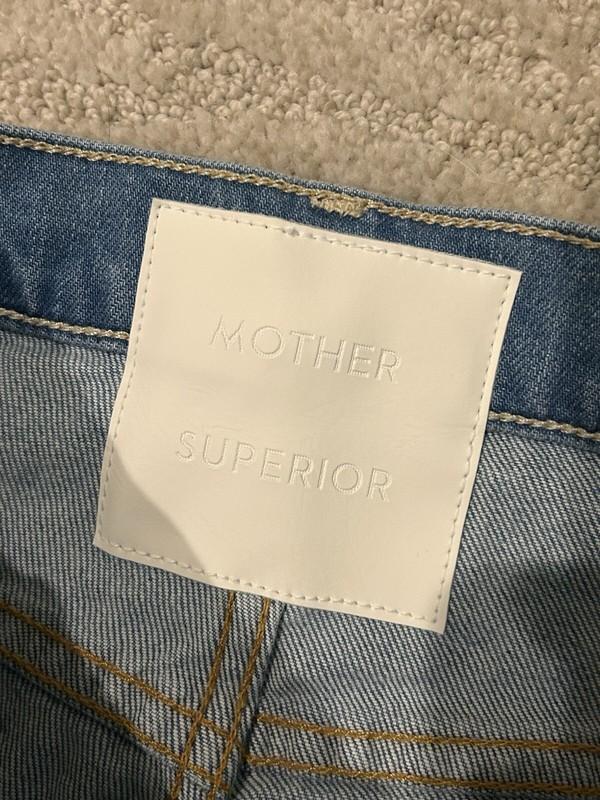 MOTHER SUPERIOR Woman's No Offense But The Hustler Ankle Fray Jeans SZ 27 BN