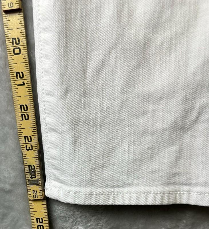 Mother The Ditcher Crop Jeans Totally Innocent Creamy White Denim 25 Button Fly