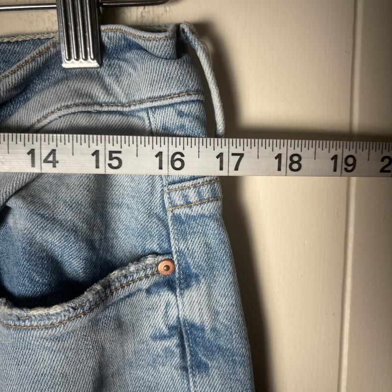 Mother The Stunner Cruiser Jeans Size 34 Light Wash High Rise Flare Denim