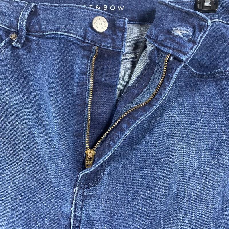 Mott & Bow Women's Jeans High-Rise Skinny Dark Blue W30 L28 Stretch