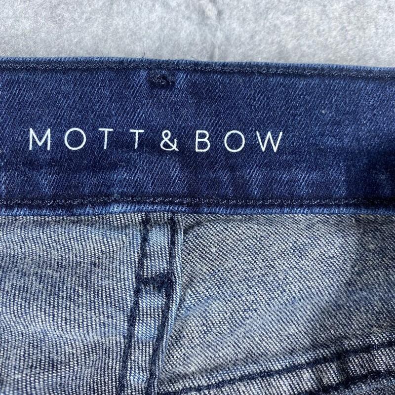 Mott & Bow Women's Jeans High-Rise Skinny Dark Blue W30 L28 Stretch