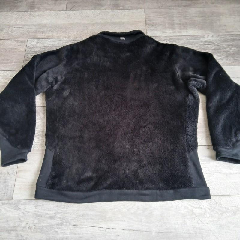 Mountain Hardwear Fleece Jacket Women's XL Polartec Thermal Pro Full Zip Black