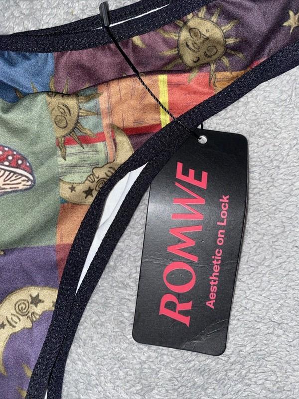 Mushroom Romwe Women's Bikini Size Medium Brand New With Tags (Never Worn)