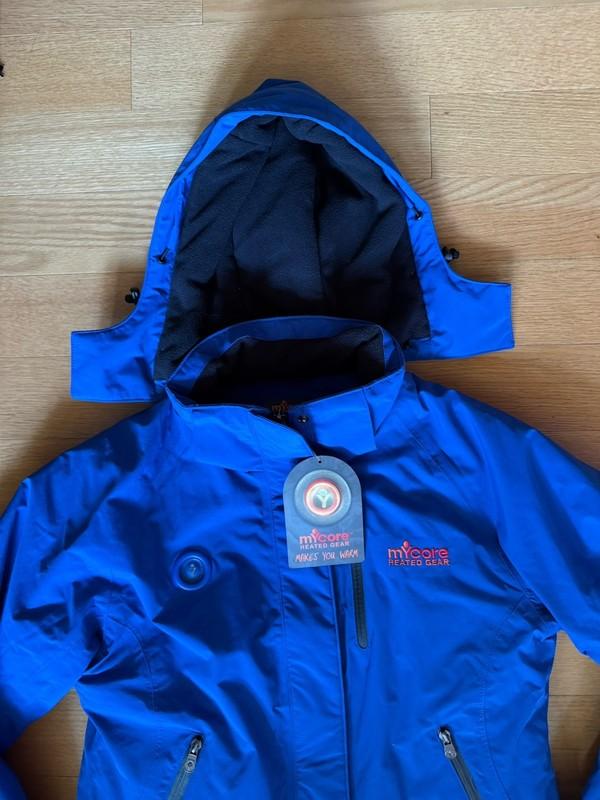 My Core Heated Battery Full Zip Fleece Lined Jacket Women’s Size M NWT Blue