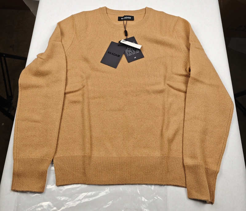 Naadam Womens The Original Crewneck Cashmere Sweater - Camel - Multiple Sizes