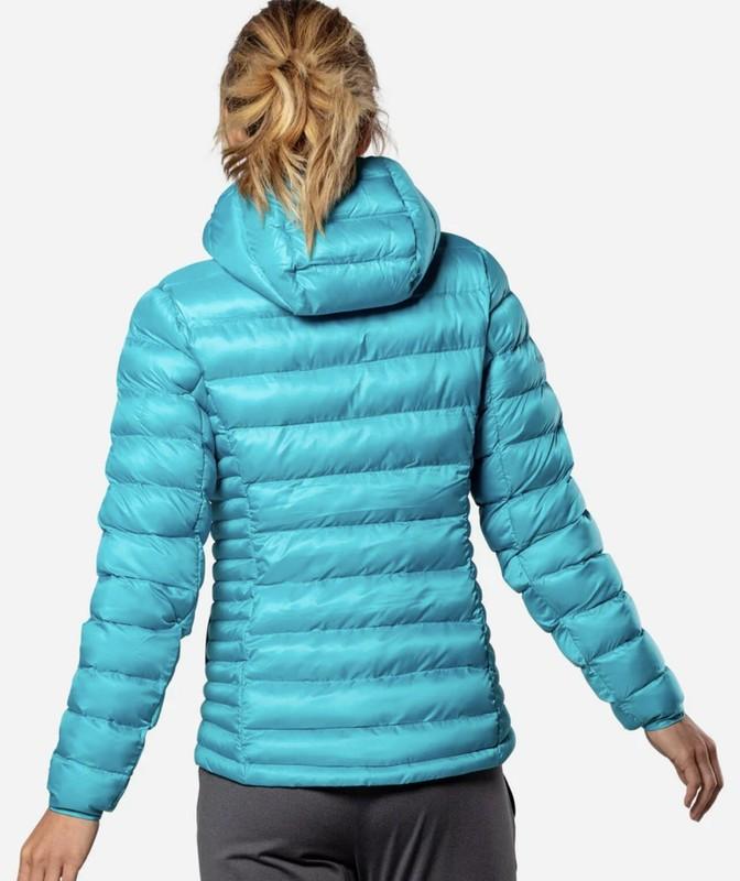 Nathan Womens BFF Peacock Blue Windproof Waterproof Puffer Jacket Size XS ECO