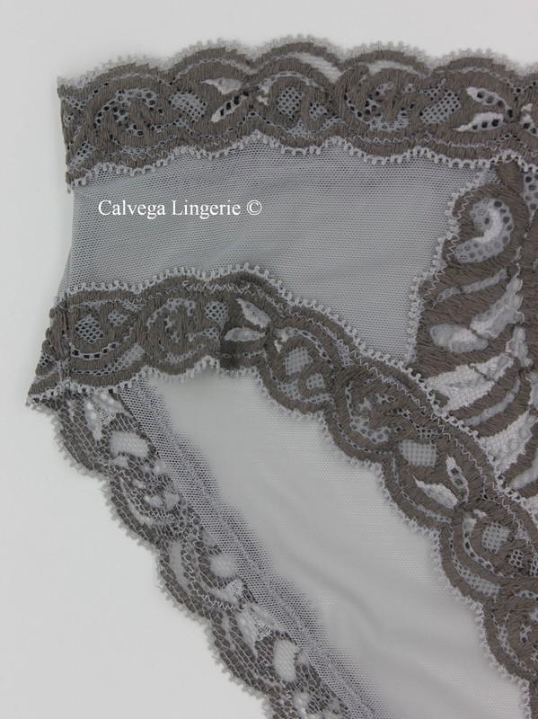 Natori Feathers #753023 Mesh Lace - Hipster - Medium