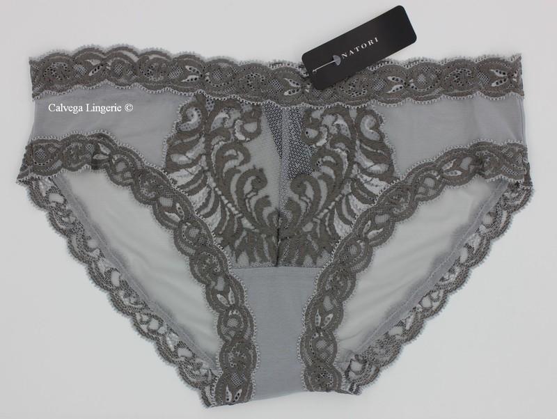 Natori Feathers #753023 mesh lace - hipster - Medium