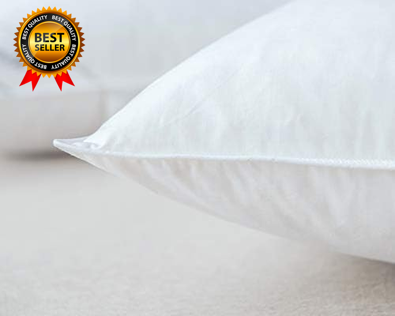 Natural Goose Down&Feather Pair Hotel Pillows Insert For Side And Back Sleepers