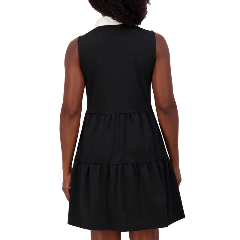 Nautica Jeans Women's Tiered Dress Black - NWT