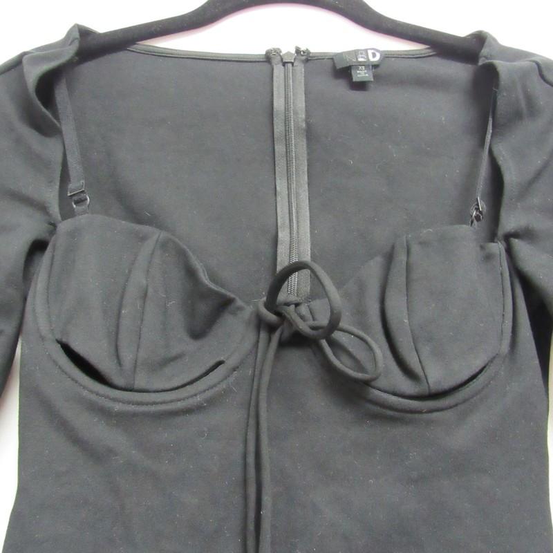 NBD Kara Bodysuit In Black Size XS