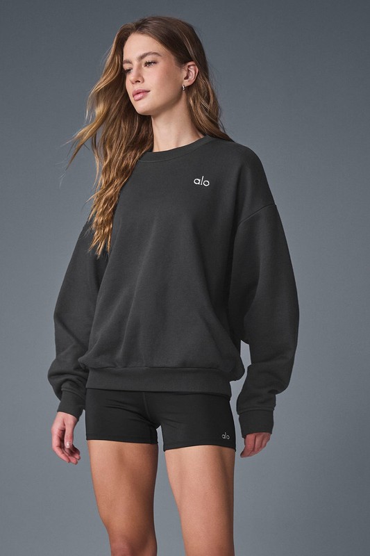 New AIo Yoga Women’s Accolade Crew Neck Pullover Long Sleeve Sweatshirt Casual