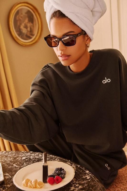 New AIo Yoga Women’s Accolade Crew Neck Pullover Long Sleeve Sweatshirt Casual