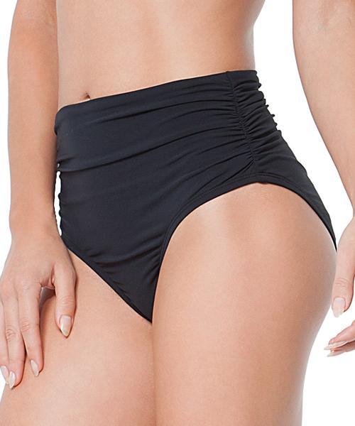 NEW Anne Cole Navy Convertible High Waist Swimwear Bikini Bottom S Small