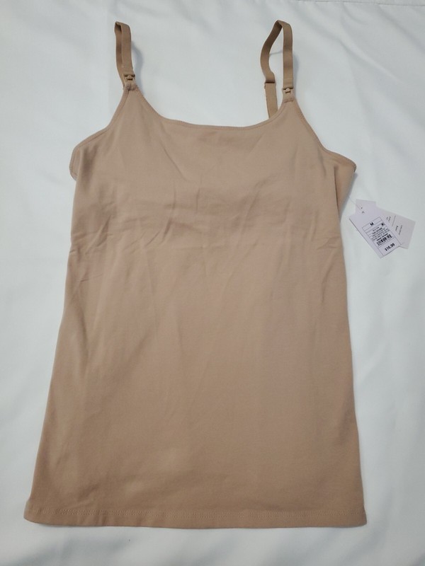 ^NEW Auden Women's Nursing Cami Tan Size Medium