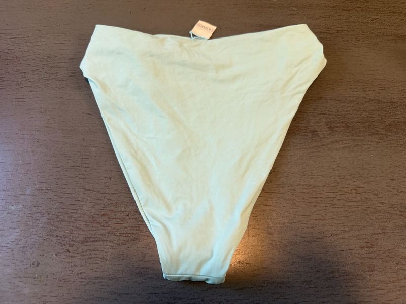 NEW Blue L SPACE Swimsuit Bikini Bottom Size Small