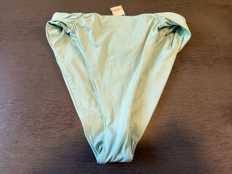 NEW blue L SPACE swimsuit bikini bottom size small