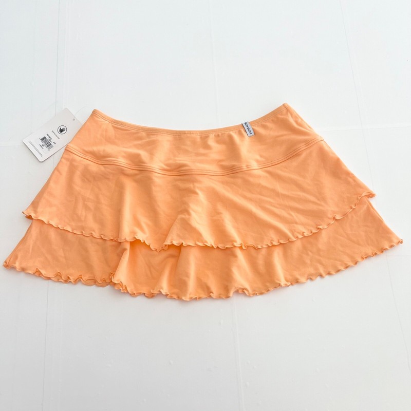 NEW Body Glove Smoothies Lambada Frill Skirt Swim Cover Up Loquat Various XL