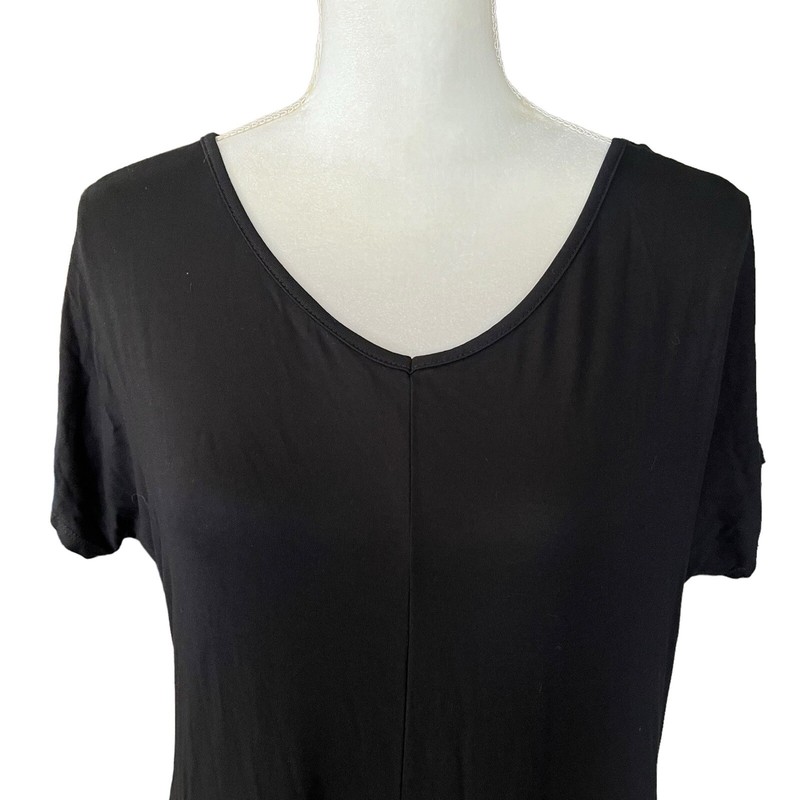 NEW BOMBOM Romper Swimming Cover Made In USA Pocket Relaxed Comfort Black Size M