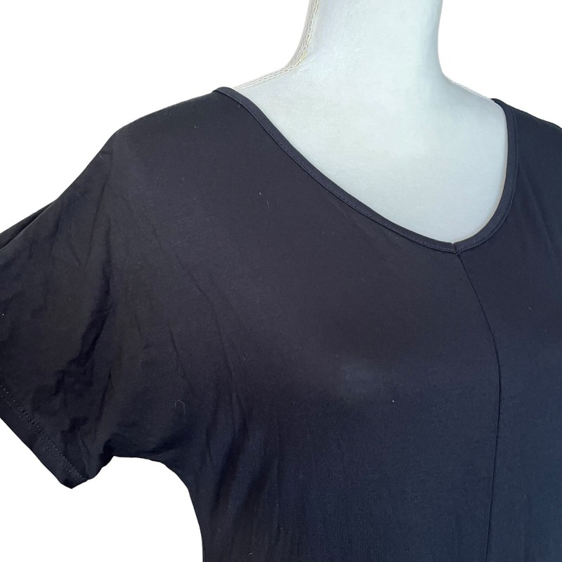 NEW BOMBOM Romper Swimming Cover Made In USA Pocket Relaxed Comfort Black Size M