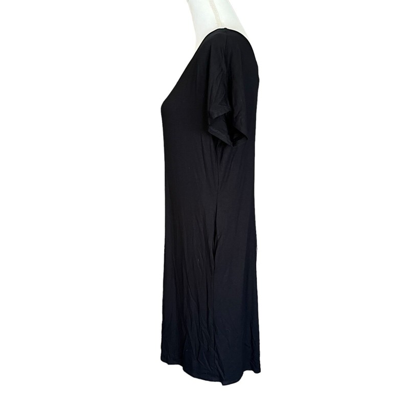 NEW BOMBOM Romper Swimming Cover Made In USA Pocket Relaxed Comfort Black Size M
