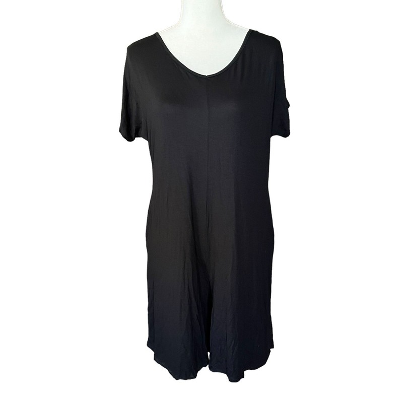 NEW BOMBOM Romper Swimming Cover Made in USA Pocket Relaxed Comfort Black Size M