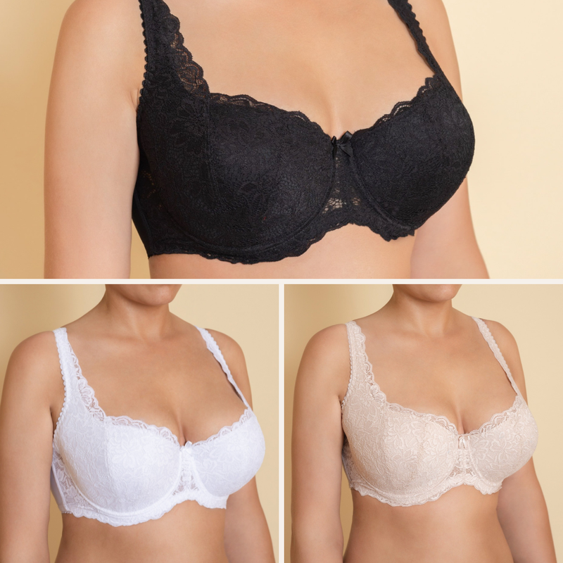 New Classic Women's Padded Balconette Cup Bra Shante Lingerie