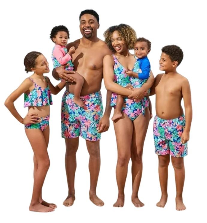 NEW FAMILY MEMBER'S MARK MATCHING SWIMWEAR FOR FAMILY VARIETY OF STYLES