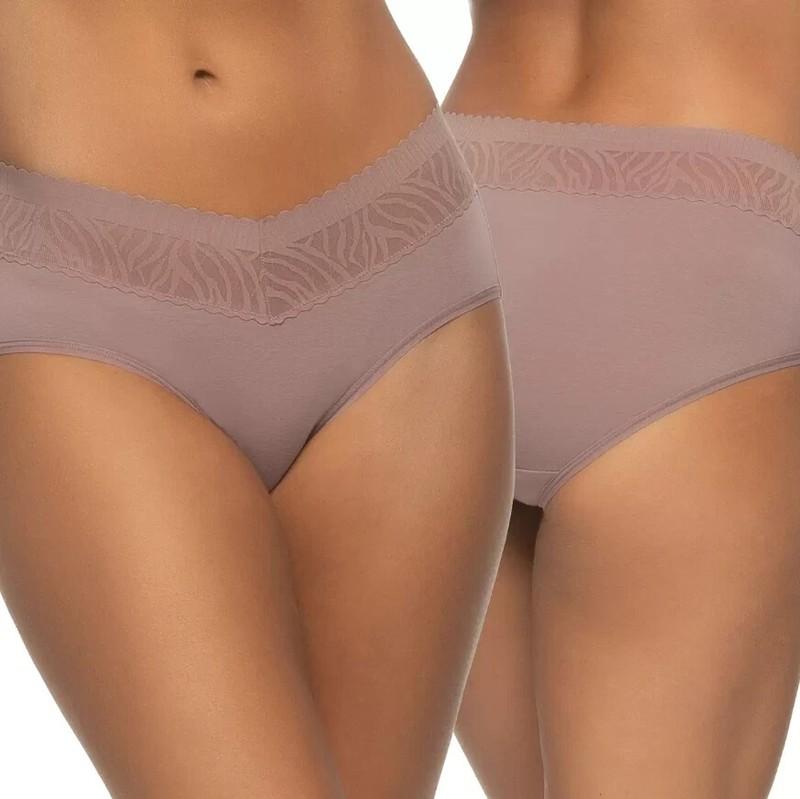 NEW Felina Women's Stay In Place Hipster Panties 5 Pack Size LARGE