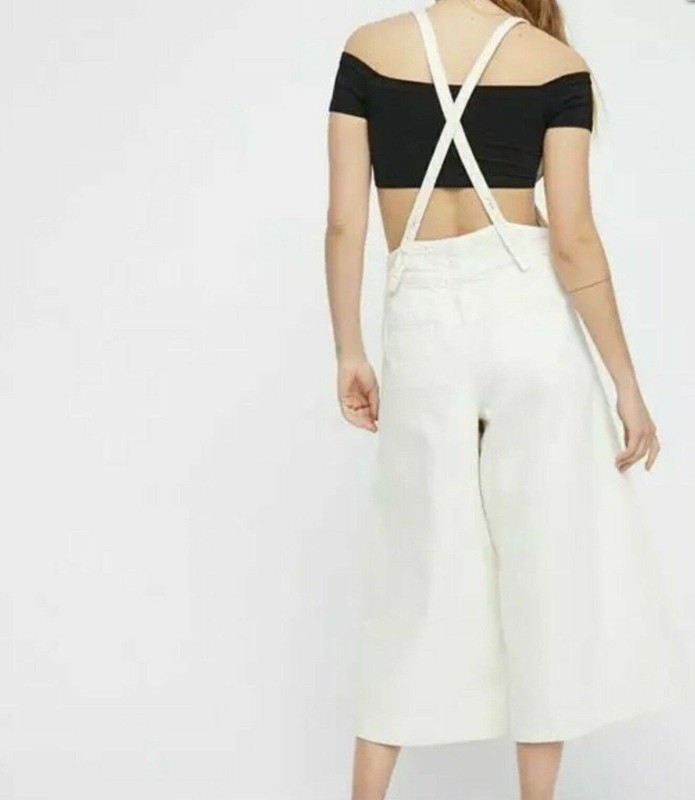 New Free People Great Reflection Denim One Piece Size 2 Msrp: $128