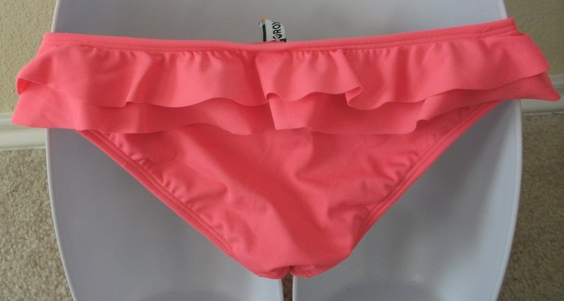 New Genuine ROXY Solid Or Dot Swimsuit Ruffle Bikini Bottom Junior S M L