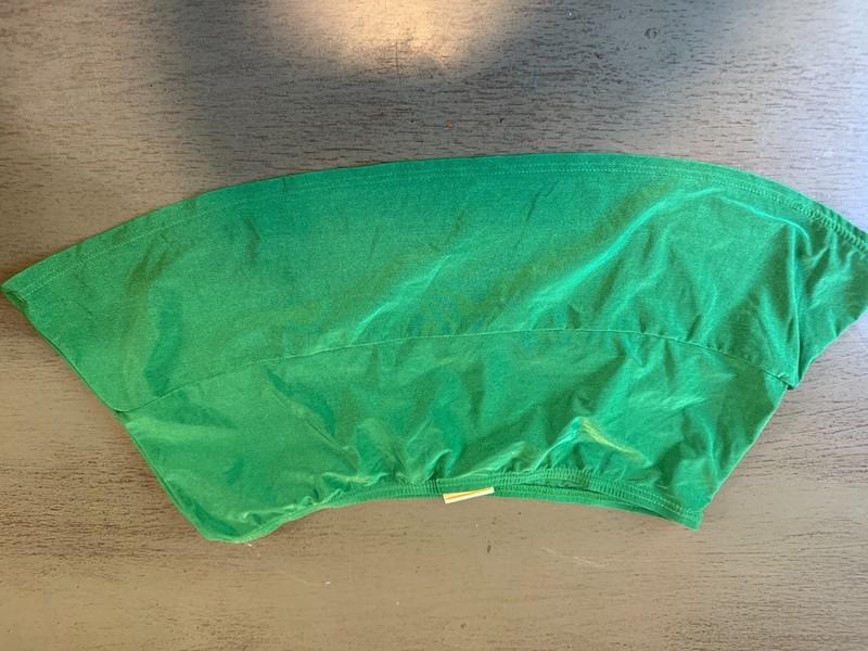 NEW Green L SPACE Swimsuit Bikini Bottom SKIRT Size XS