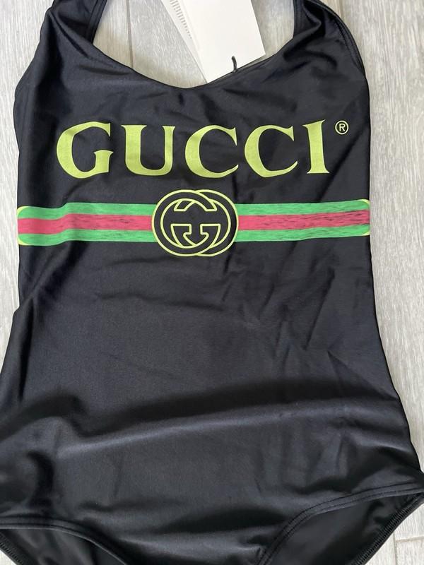 NEW Gucci Women's Logo Print GG Bathing Suit Bikini SIZE XXS