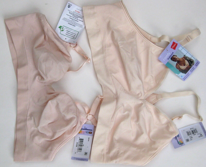 New Hanes CustomFlex Fit Wirefree Lightly Lined G795/HU11/HB95 Sz S-L/2XL Pick 1
