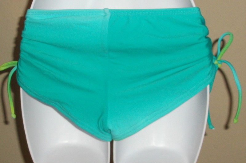 NEW HOBIE Pink/jade/blue/black/brown Cinch Boy Shorts Swim Hot Pant XS S M L XL