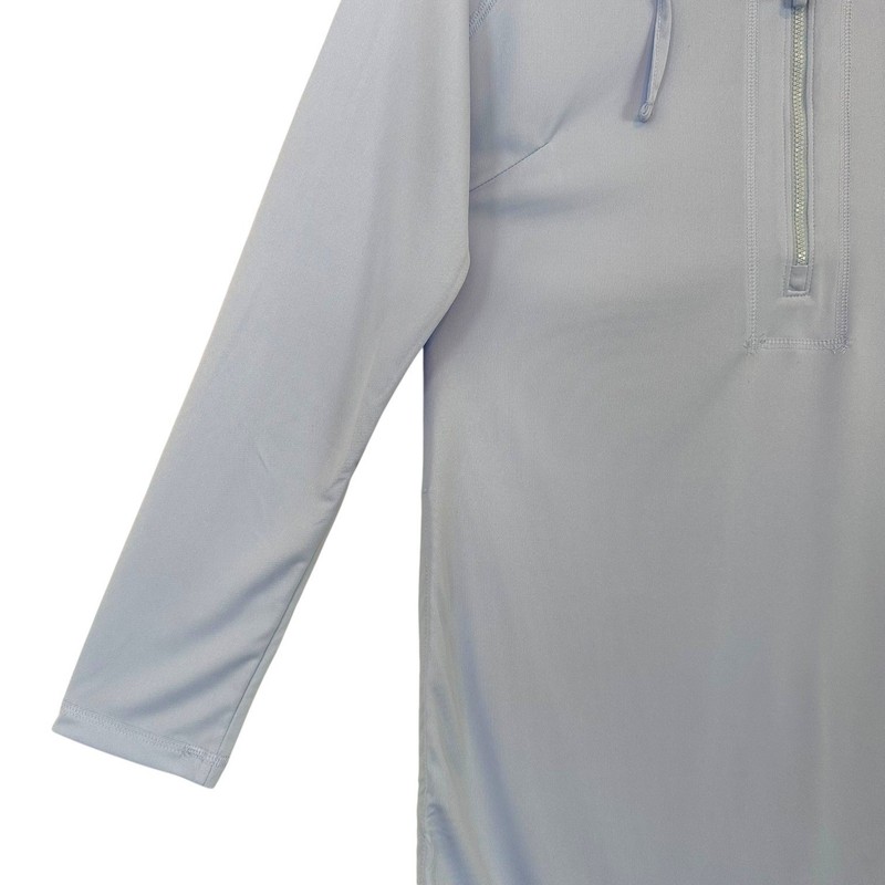NEW Huk Pursuit Cover Up Dress Small Blue Hoodie Sun Protection Fishing Swim